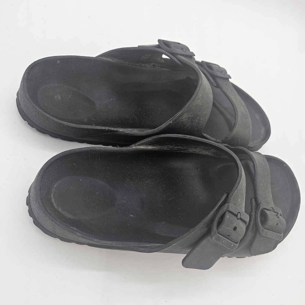 Birkenstock Arizona EVA Black Men’s US 11 / EU 45 Sandal NWOB Made in Germany - Picture 4 of 7